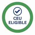 CEU Eligible badge for verified continuing education events
